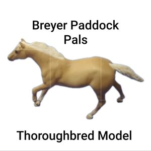 Vintage Breyer Paddock Pals Palamino Thoroughbred Stallion Rare Mint Condition